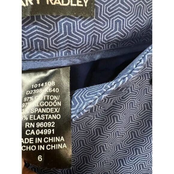 Hilary Radley Stretch Slim Leg Crop Pant Size‎ 8 NWOT - Picture 7 of 7